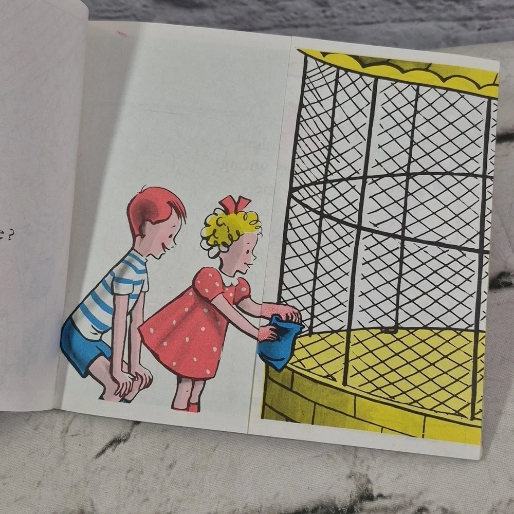 FEED THE ANIMALS by H. A. REY Lift the Flap Book Vintage picture book 1977